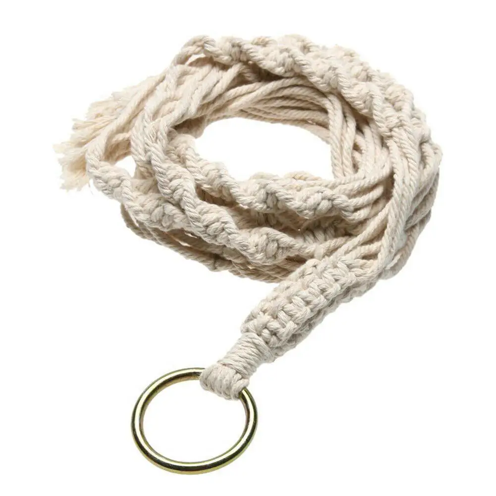 

2Pcs Handmade Indoor Garden Hanging Plant Flower Pot Holder Basket Bonsai Hanger