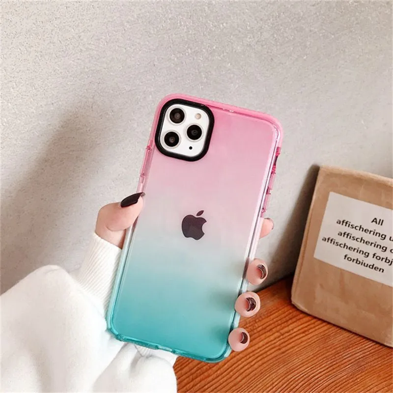 

Luxury Transparent Silicone Soft Phone Case For iPhone 7 8 Plus 2020 SE X XR XS Max 11 11Pro Max 12 12Pro Max Pro Mini Case Bag