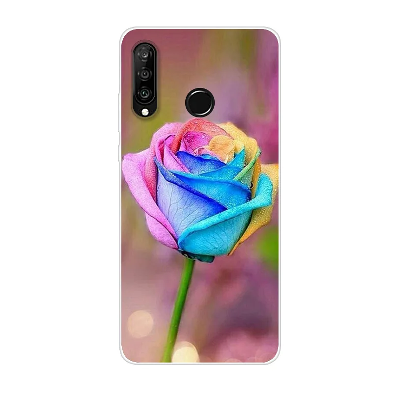 Для huawei P30 Lite чехол силиконовый мягкий ТПУ задняя крышка для Funda huawei P30 Lite чехол 6,15 ''P30Lite P 30 Lite крышка Мода - Цвет: 1012 4