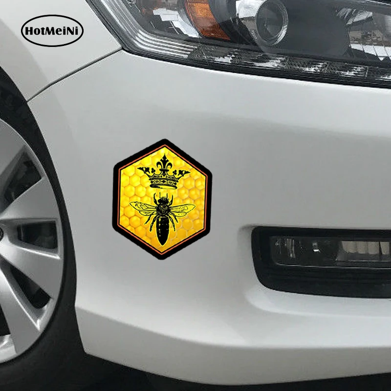 HotMeiNi автомобильный Стайлинг стикер водонепроницаемый королева пчела Наклейка
