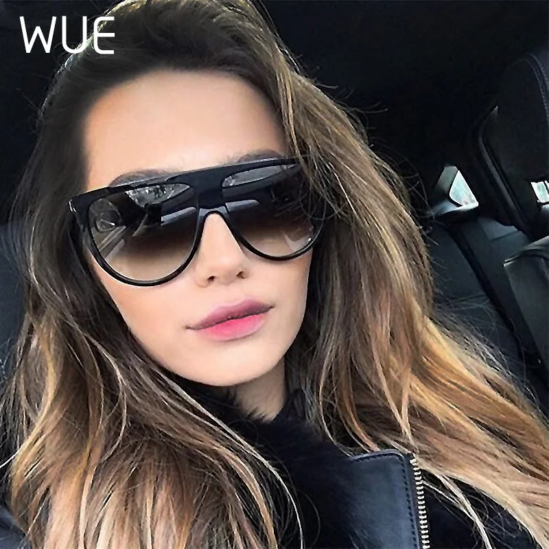 Солнцезащитные очки женские в стиле ретро винтажные большие квадратные