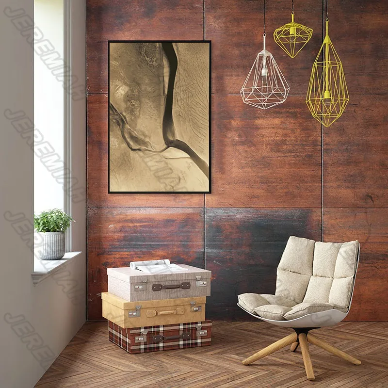 

Abstract Painting Art Poster Waterproof Ink Frameless Canvas Decoration Picture Wall Sticker Home Decoration