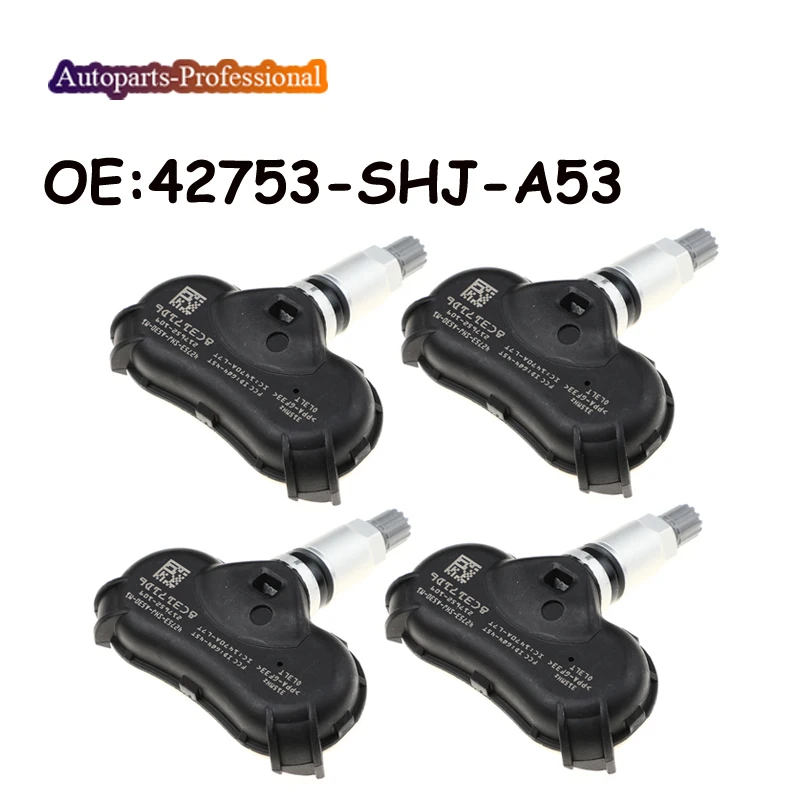 Новинка 4 шт./лот датчик давления в шинах для Honda Acura TPMS 42753-SHJ-A53 42753SHJA53 автомобильные аксессуары Новинка 4 шт./лот датчик давления в шинах для Honda Acura TPMS 42753-SHJ-A53 42753SHJA53 автомобильные аксессуары