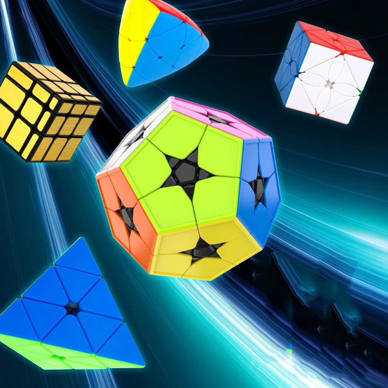 3D магический куб сегменты скоростные детские волшебные игрушки наклейки анти