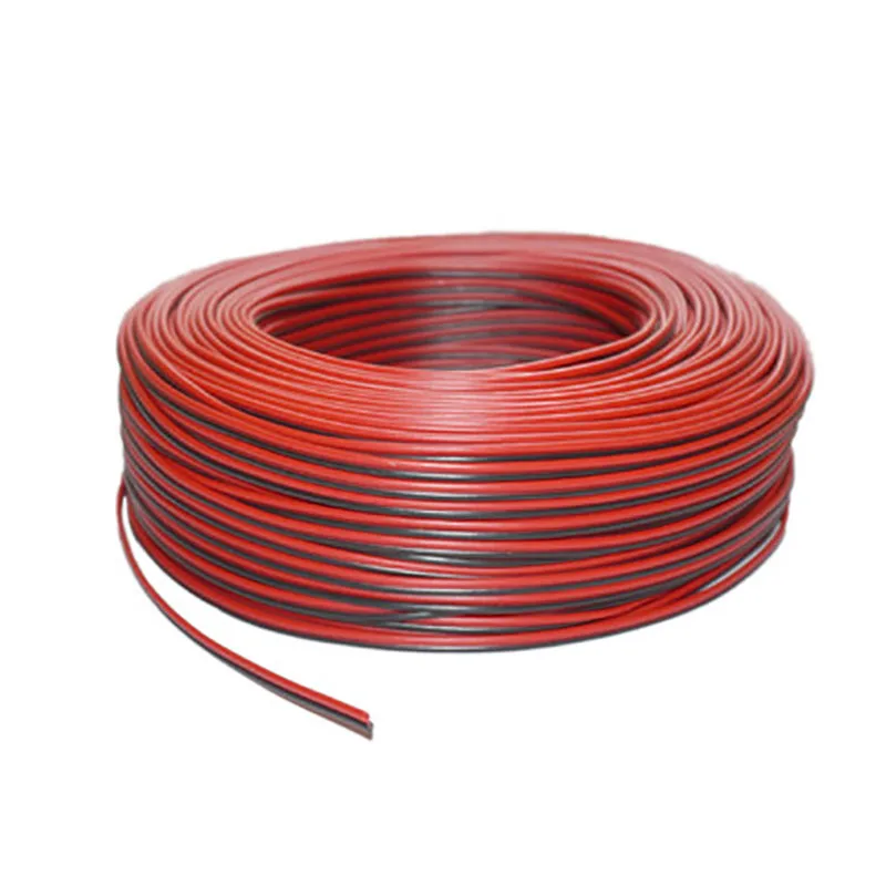 

Red and black speaker cable 1.0 square millimeter audio cable