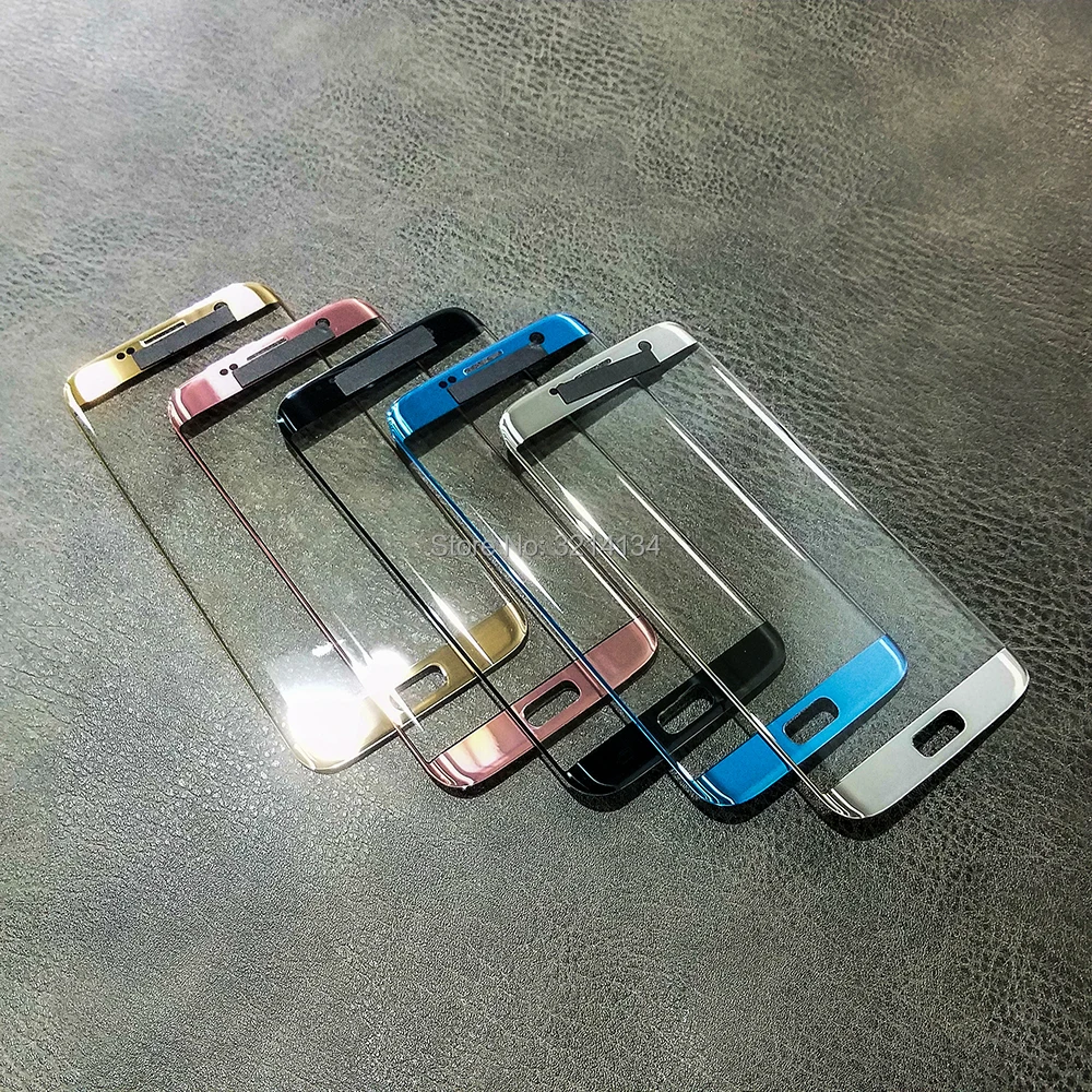 

Free shipping 10pcs Front Outer Glass Lens For Samsung Galaxy S7 Edge LCD Screen Cracked Touch Glass Replacement