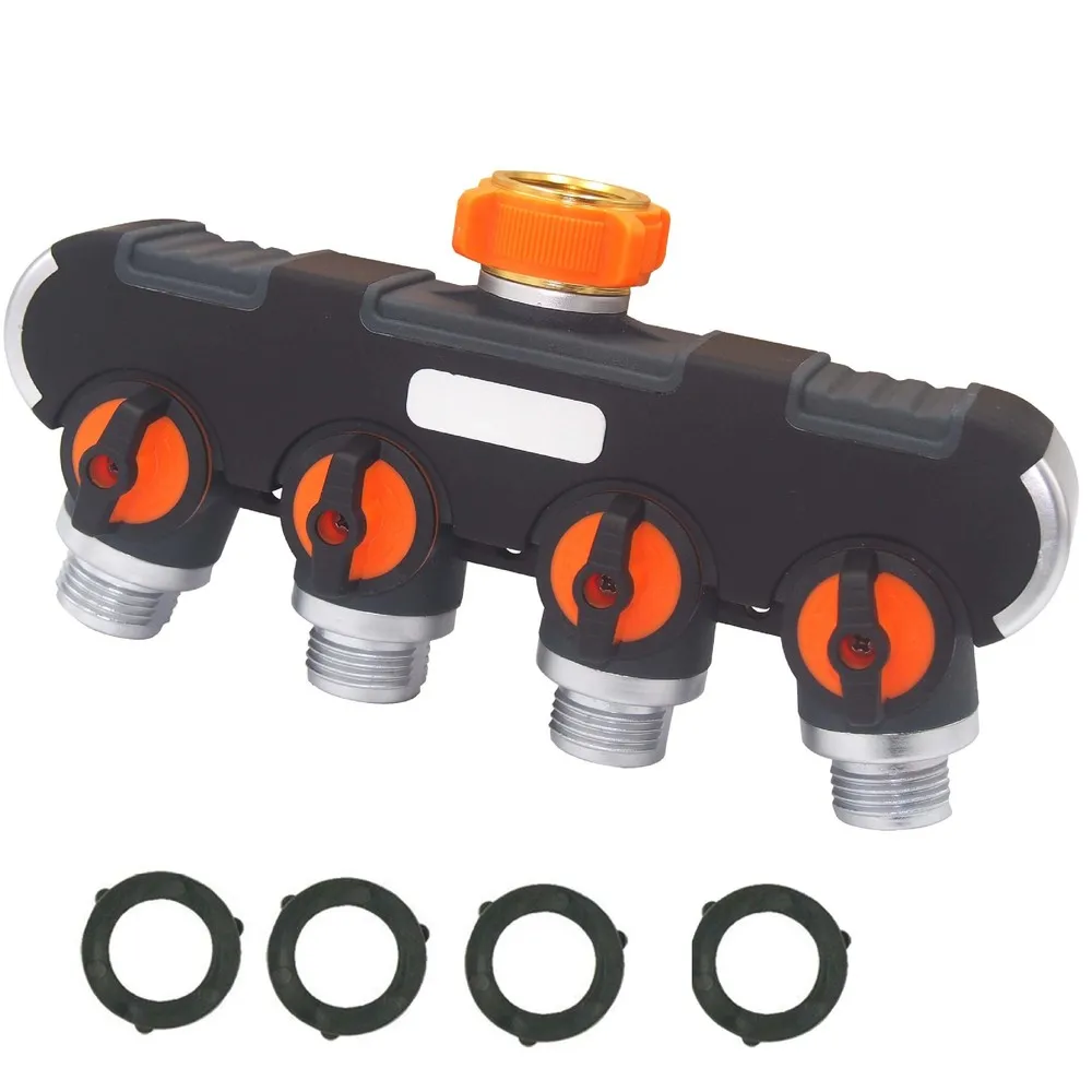 4 сторонний адаптер для водяного шланга Модернизированный соединитель