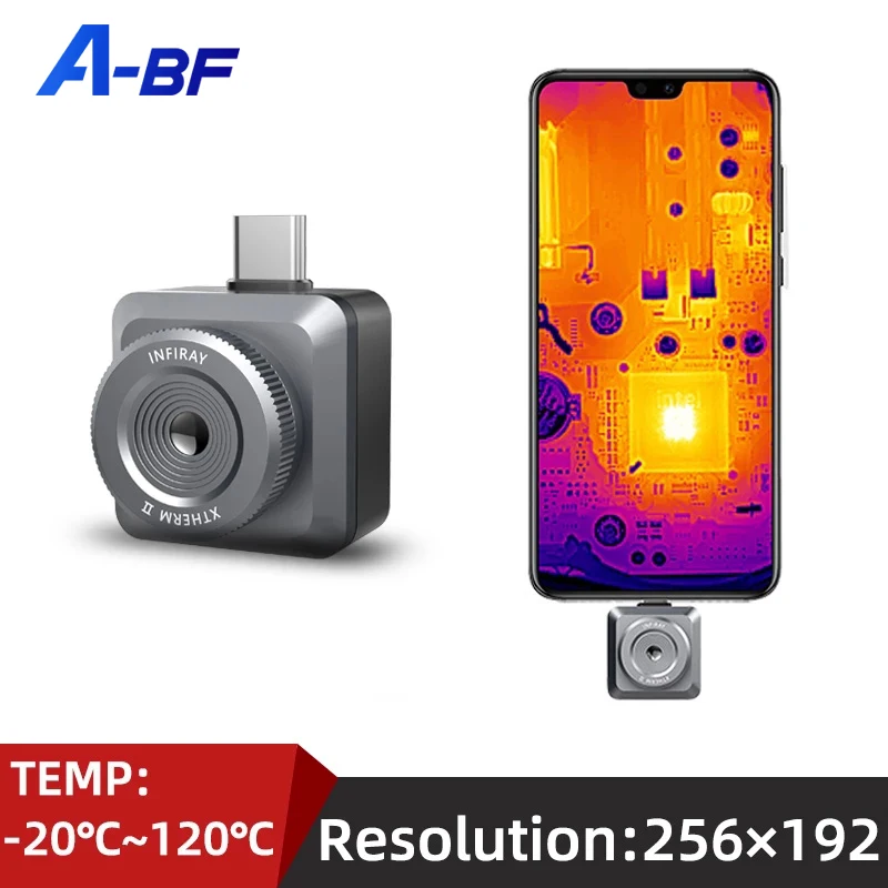 

A-BF Компактный Инфракрасный Термальность Imager телефон 256*192 пикселей Термальность изображений Камера Сенсор ночного видения нагревательная труба Android Тип C