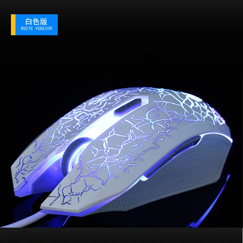 Мышь Компьютерная Проводная игровая эргономичная с подсветкой 6 кнопок 3500 DPI |