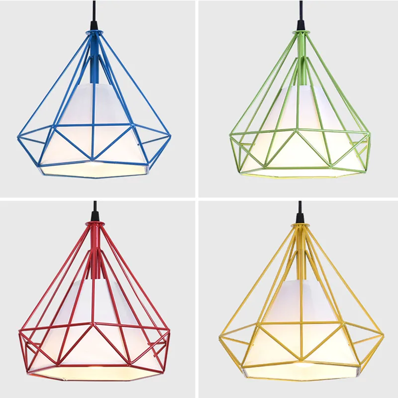 Нордические подвесные светильники одна головка Три головки промышленная