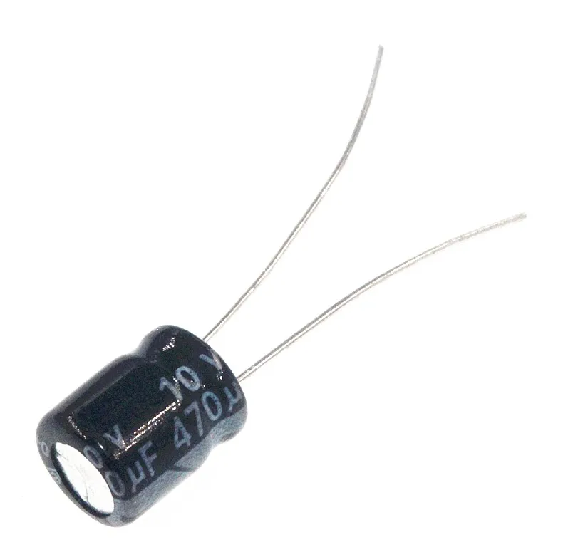 

50PCS Higt quality 10V 470UF 6X7mm 470UF 10V Electrolytic capacitor