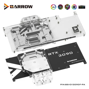 barrow gpu water block forevga rtx 30903080 ftw3 ultra hydro copper gaminggraphics card full cover5v 3pinbs ev3090f pa free global shipping