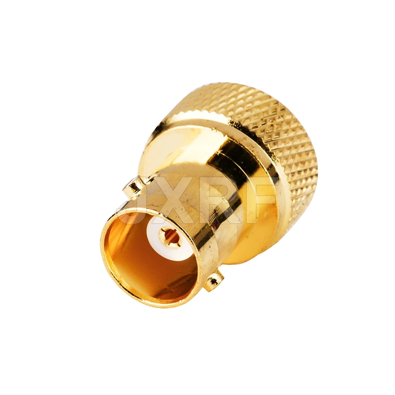 Позолоченный Переходник BNC штекер SMA-гнездо для Yaesu Vertex Icom Kenwood Baofeng UV-5R KG-UV6D KG-UV8 2 шт.