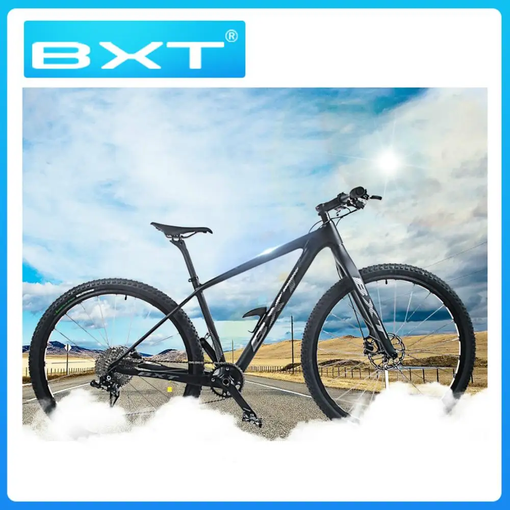 2019 BXT карбоновый велосипед MTB горный 29er T800 карбоновая рама 100*15 мм углеродная вилка