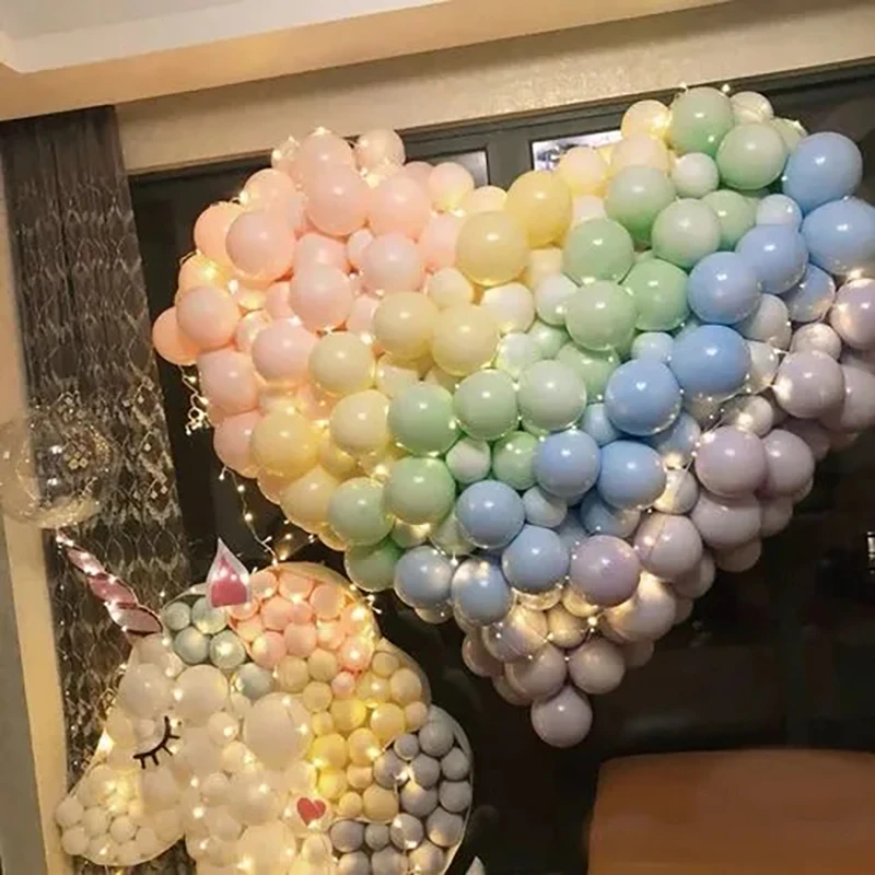 

10 5-inch Mixed Color Latex Balloons Children's Toy Balls Birthday Party Wedding Decoration Adult Decoration Balloons