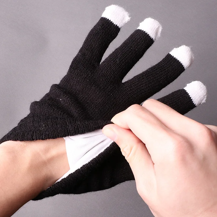 Необычные новые яркие светодиодные перчатки для кончиков пальцев светящиеся