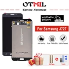 Super Amoled 5,5 'LCD для Samsung Galaxy J7 2017 J727 OTMIL Full LCD дисплей рамка дигитайзер заменить SM-J727P J727V J727A