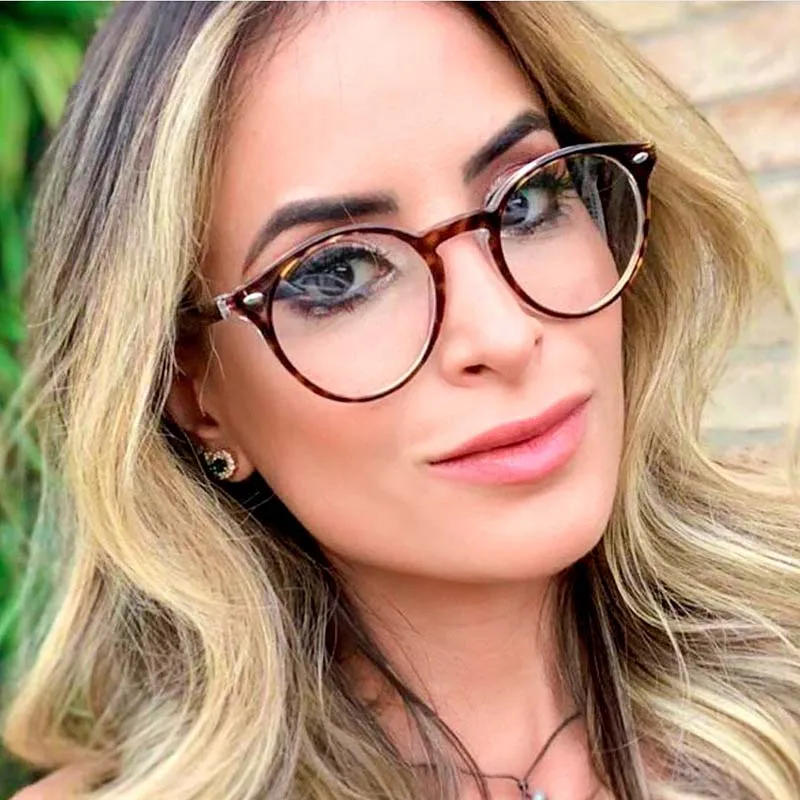 2019 брендовые круглые оправы для очков женские винтажные очки с рисовым гвоздиком