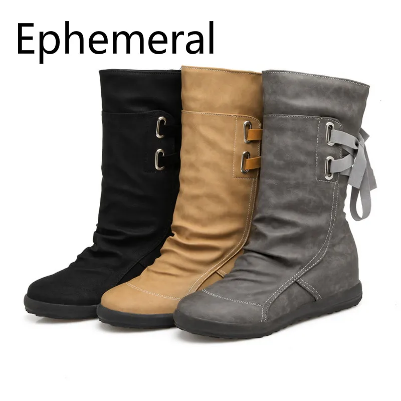 Милые теплые зимние женские ботинки на меху большой размер 34–43 модные короткие