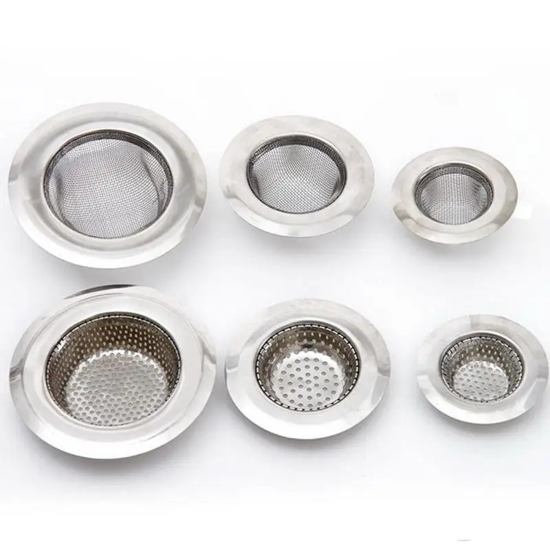 

Stainless Steel Sink Filter Kitchenware Metal Slag Separation Funnel Anti-clogging Floor Drain