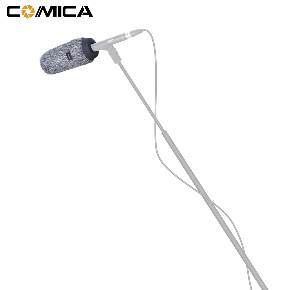 Comica телефон микрофон ветрозащитная муфта наружная сетка для VP2 VP3 RODE NTG1 NTG2 NTG4 +