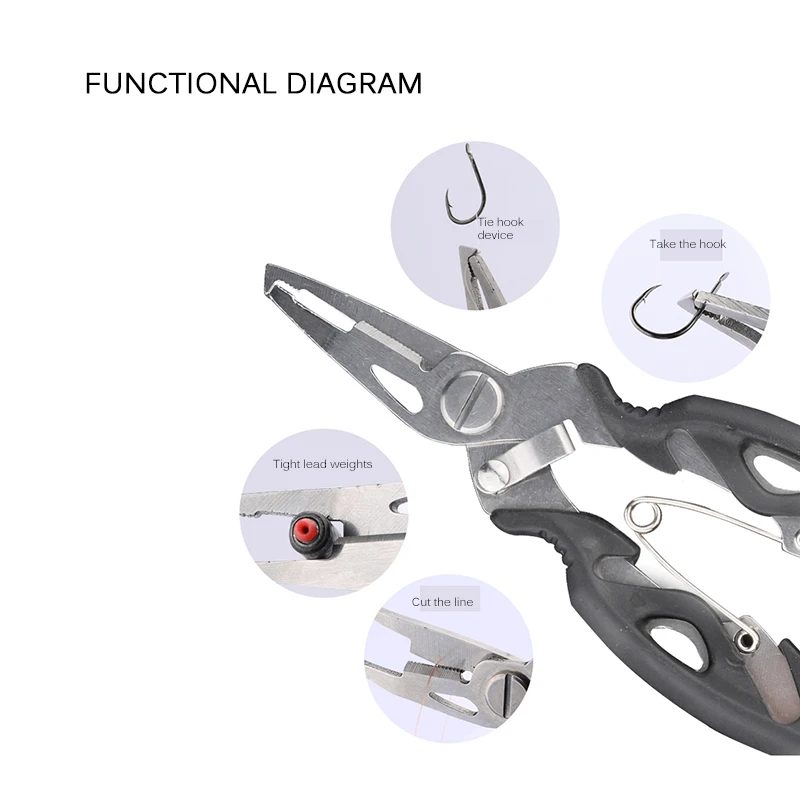 Многофункциональные рыболовные плоскогубцы веревки для катания на лодках каяк