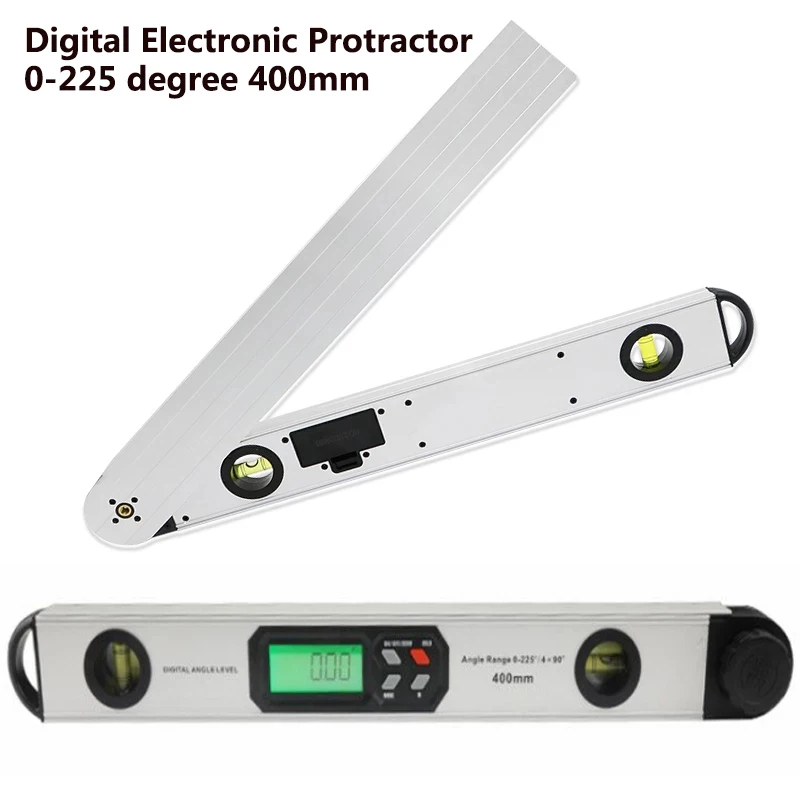 Цифровой угломер спиртовой измеритель уровня 400 мм 16 дюймов|Транспортиры| |