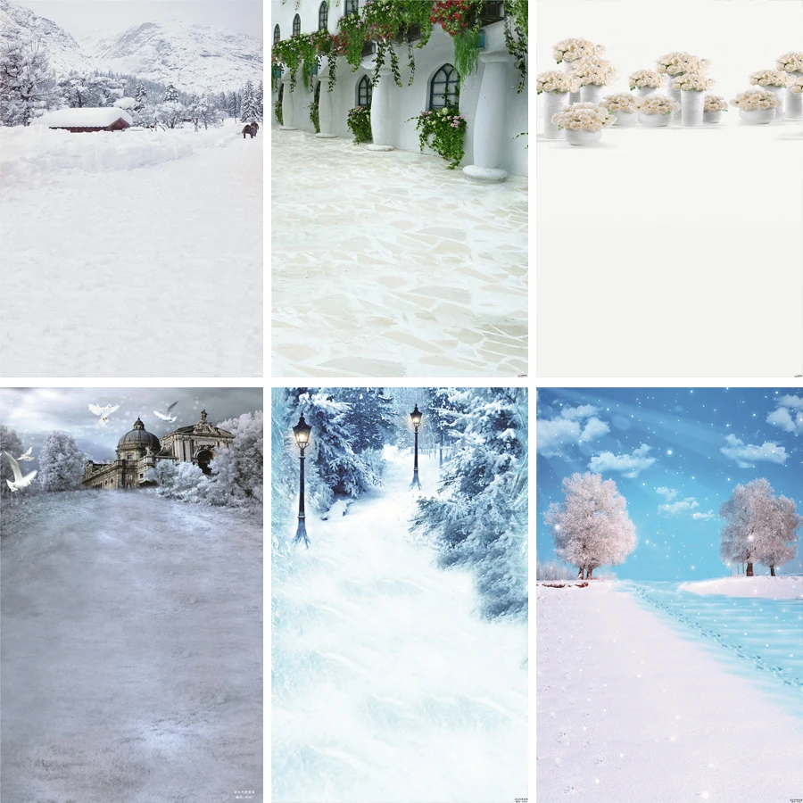 Nitree Подставки для фотографий фон уличные зимние студийное свадебное платье фото