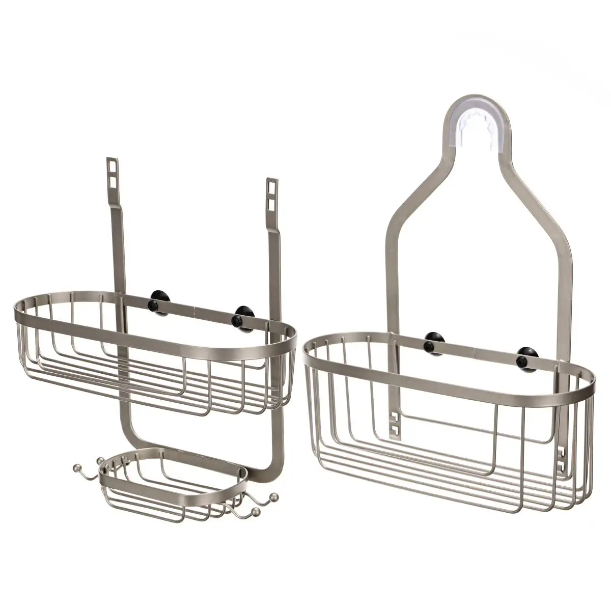 Трехслойная подвесная полка для ванной комнаты принадлежности органайзер душа