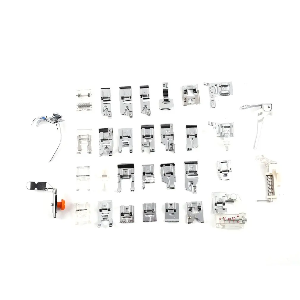 32 шт. швейная машина поставляет прижимные лапки для швейных машин комплект ног с