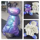 Модные яркие, зимняя детская одежда, свитеры для маленьких собак, щенков, Водонепроницаемый лыжные комбинезоны куртки для йоркширского терьера для собак домашних животных Толстовка S-XXL