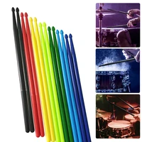 wakyme 1 pair drum sticks 5a music band drumsticks 7 colors optional high quality nylon fiber drumsticks jazz drum accessories