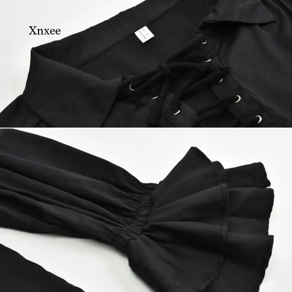 Рубашка на шнуровке новинка бандажные топы в средневековом стиле эпохи