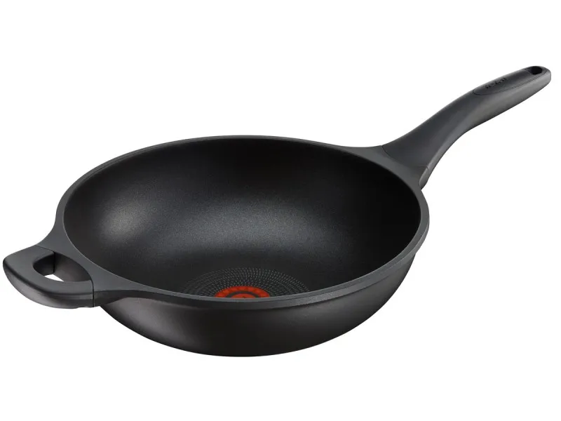 Сковорода вок (wok) tefal supreme gusto h1181974 круглая ручка несъемная (без крышки) черный