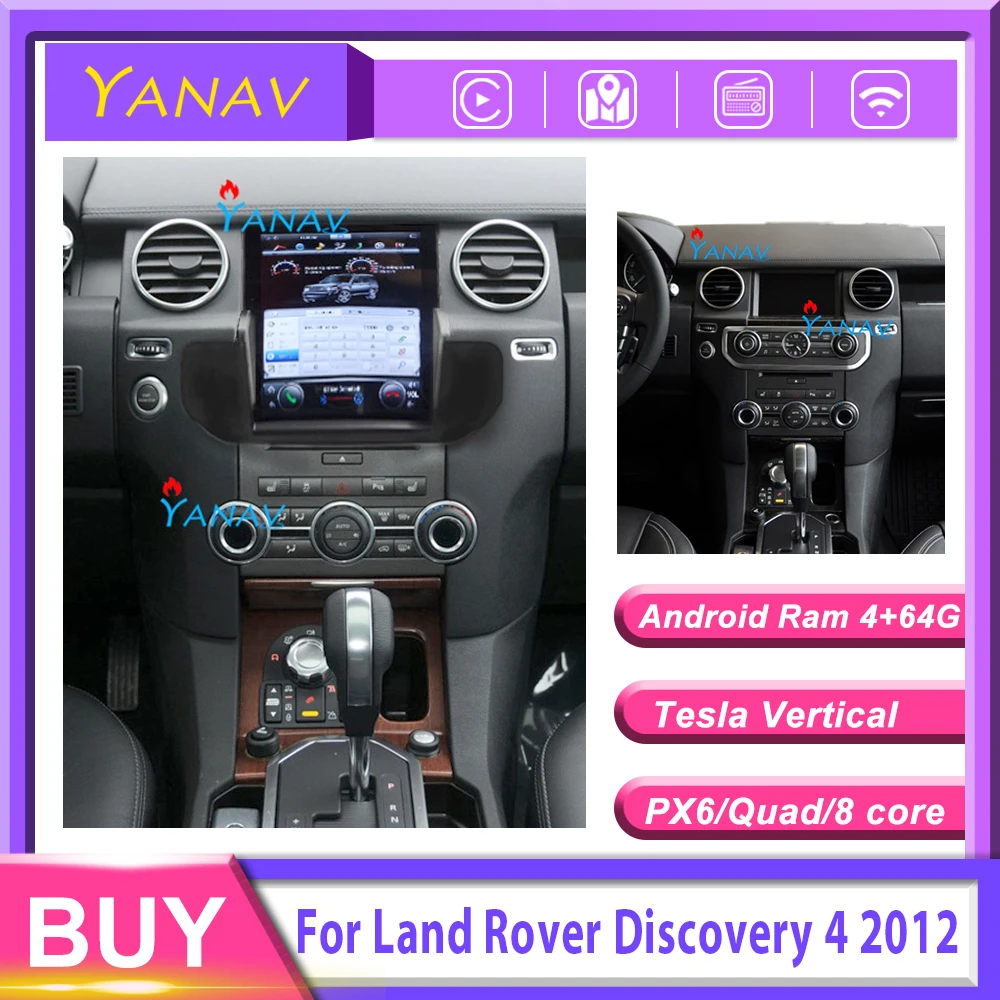Автомобильный gps навигатор видео автомобильное радио для Land rover discovery 4 sdv6 2011