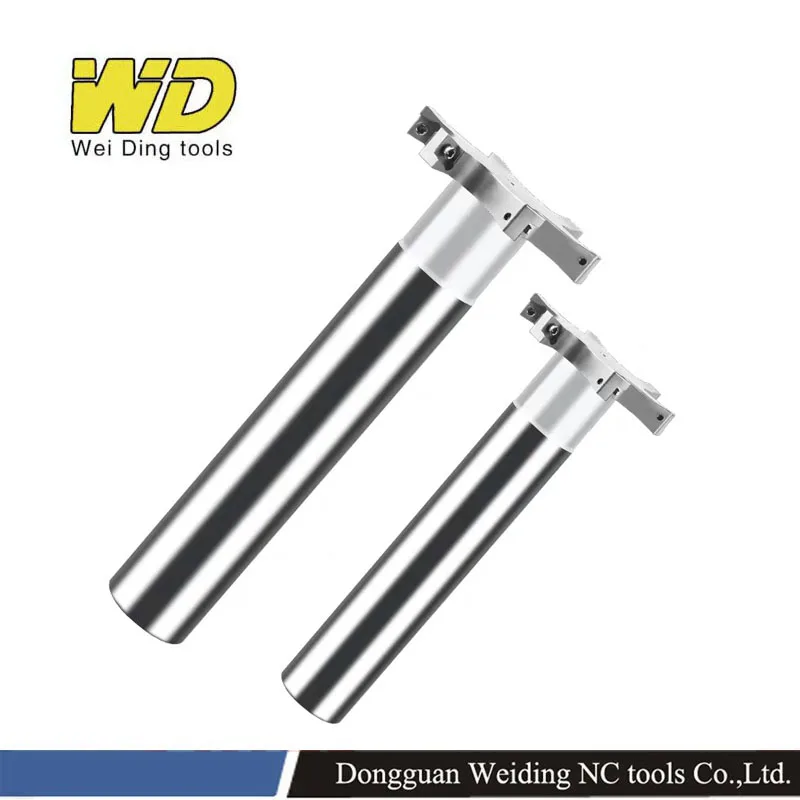 

High quality HTS T-Slot Milling Cutters C14 C16 C20 C25 C32 20-80 mm Three Sides Disc Slotted Milling Cutter CCMT Insert Holder