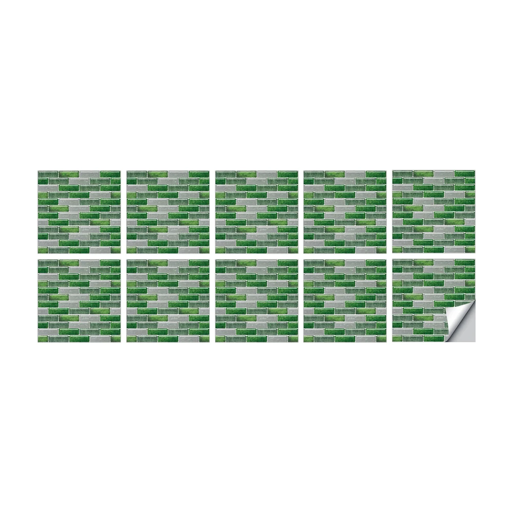 

Color lattice mosaic wall sticker self-adhesive bedroom PVC waterproof and oil-proof wall decoration sticker