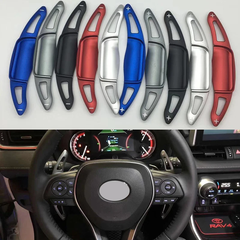 For TOYOTA Rav4 Corolla 2019 2020 Aluminum alloy Steering Wheel Shift Paddle Extension