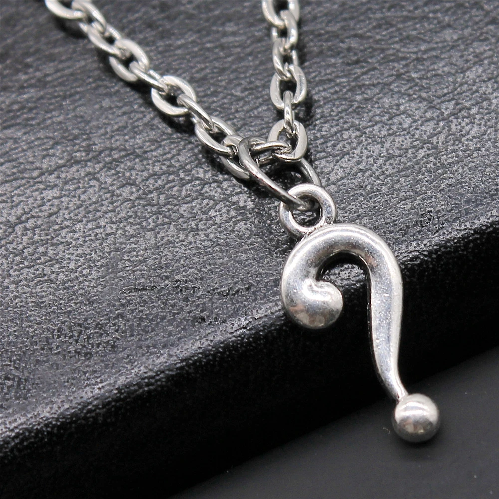 Ожерелье с подвеской в ​​виде вопросительного знака женское модное ожерелье