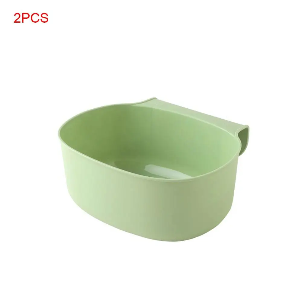 2 PCS Desktop Waste Bin Cabinet Door Hanging Large Trash Can Storage Box Kitchen Holder Racks Barrel | Дом и сад