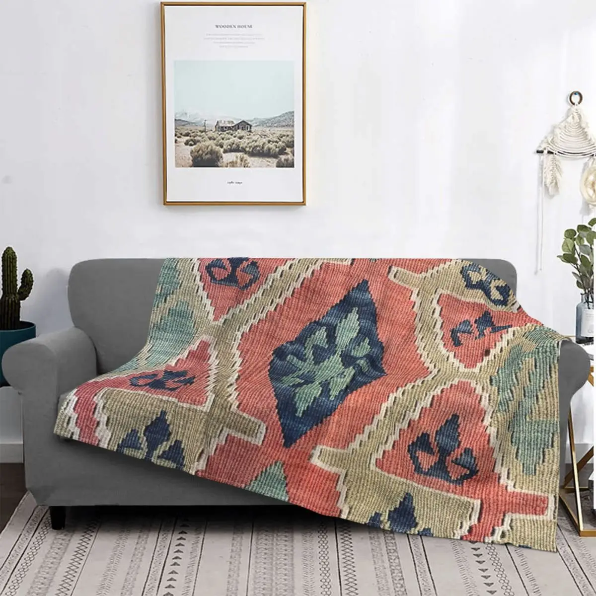 

Decorative Kilim Navaho Weave Woven 1 Blanket Bedspread Bed Plaid Bedspread Anime Plaid Muslin Blanket Bedspreads For Beds