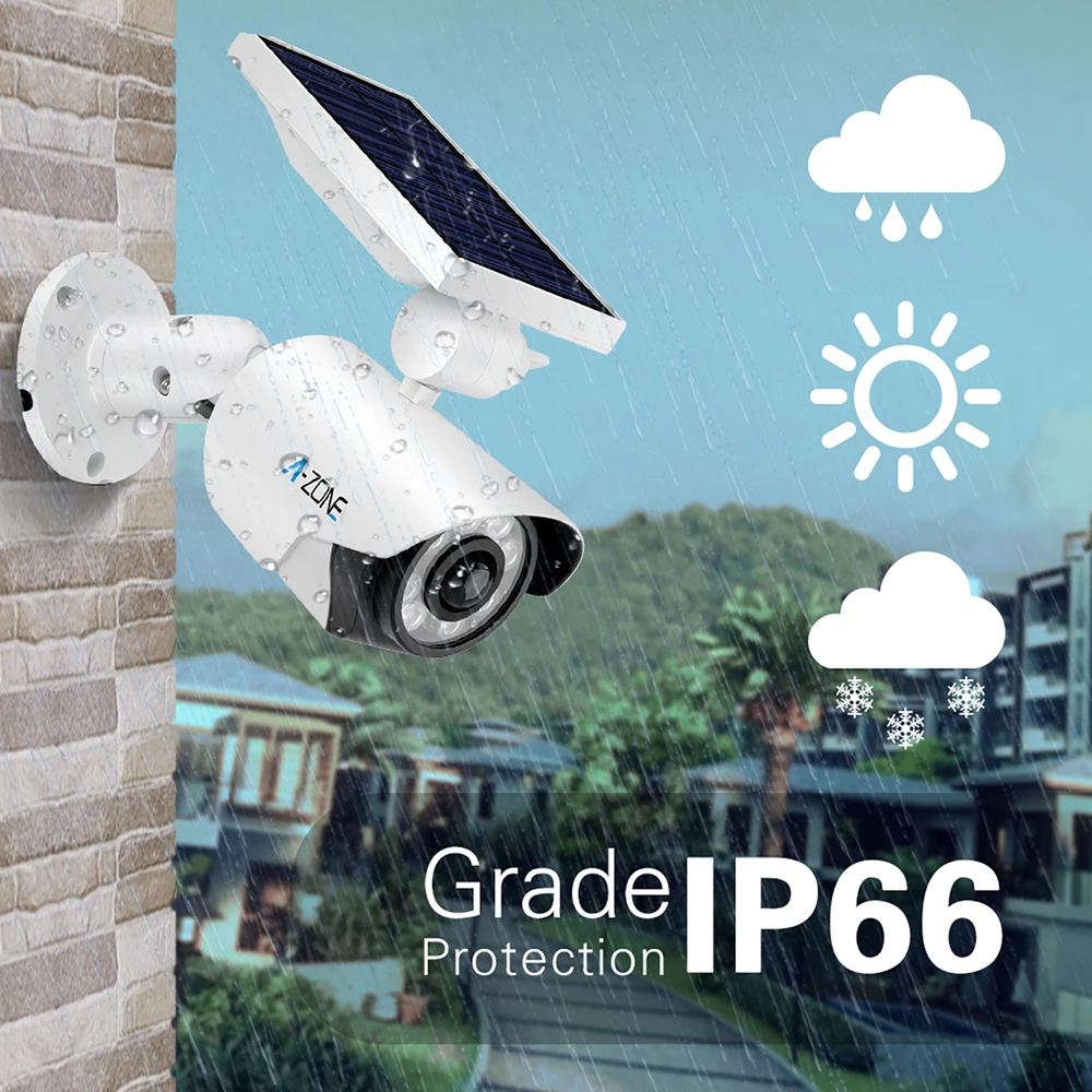 Водонепроницаемый IP66 поддельная камера солнечной зарядки открытый сад имитация
