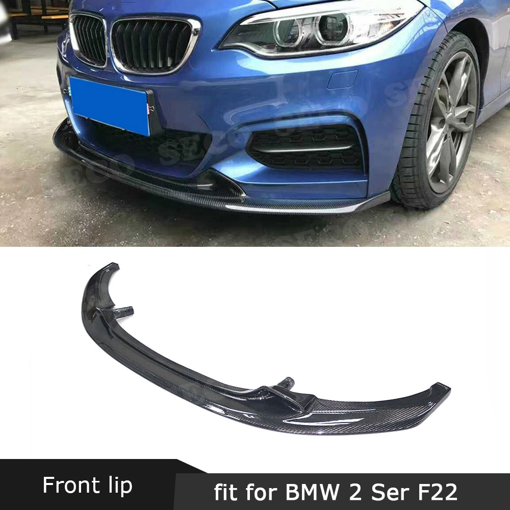 Спойлер для переднего бампера из углеродного волокна 2 серии фартук BMW F22 220i 228i 235i