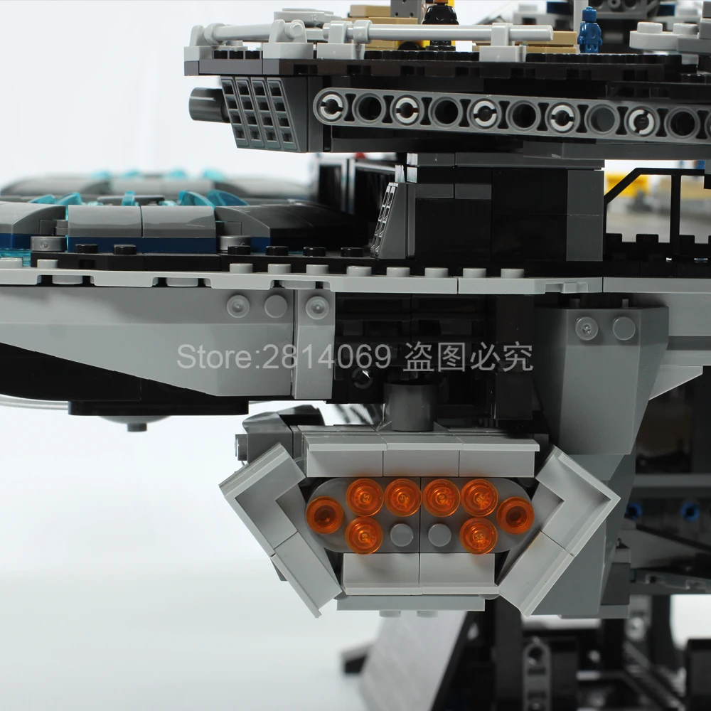 07043 3057 шт супер герой щит Helicarrier модель строительные наборы блоки кирпичи мальчик игрушки совместимы с фильмом 76042