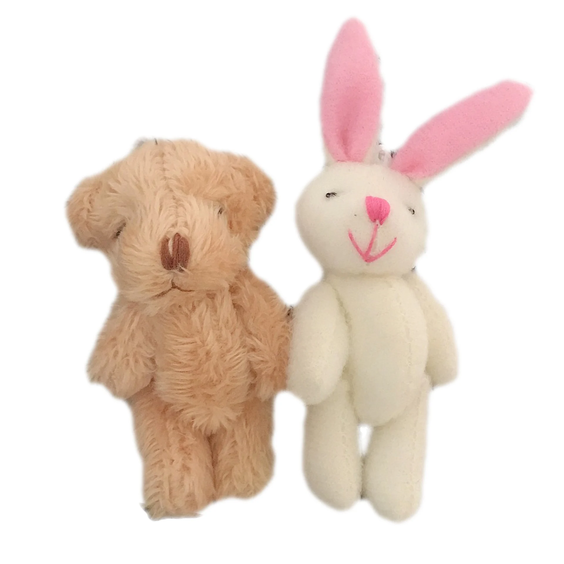 【 20 шт./лот 】мультяшный плюшевый медведь Φ белый кролик милый кулон букет