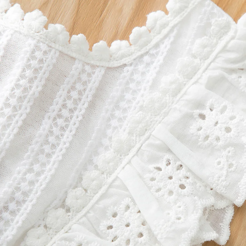 

2021 Newborn Baby Girl Clothes Summer Rompers Infant Kids Cute Ruffle Short-sleeved Romper Cotton Onepiece Jumpsuit Dress