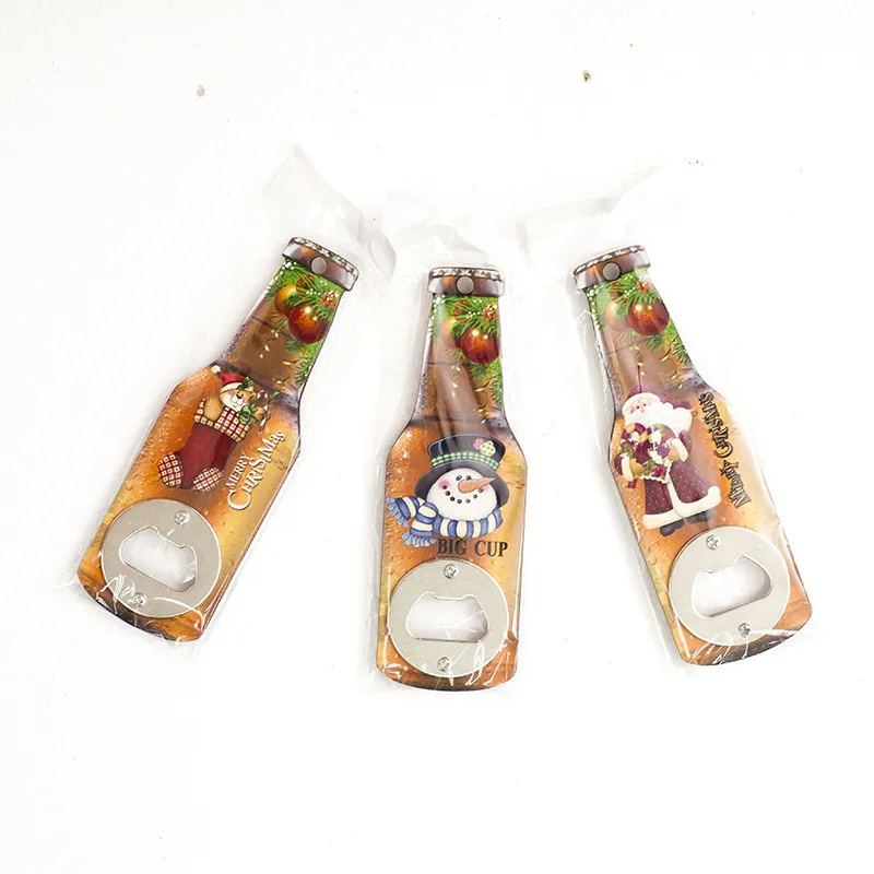 Рождественские украшения для дома Noel деревянная металлическая открывалка