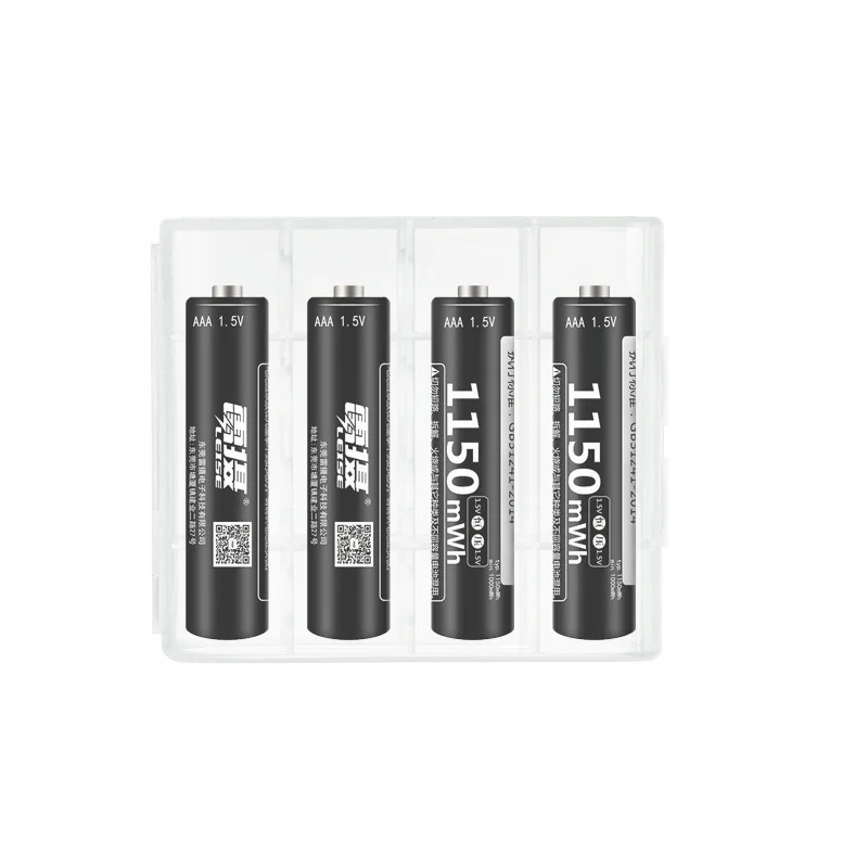 Leise 1,5 V AAA 1150mWh Перезаряжаемые литий Батарея 3A Li-ploymer аккумуляторы высокой емкости с Батарея чехол