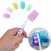 5pcsset toothbrush head cover case cap travel hike camping brush cleaner protect teethbrush