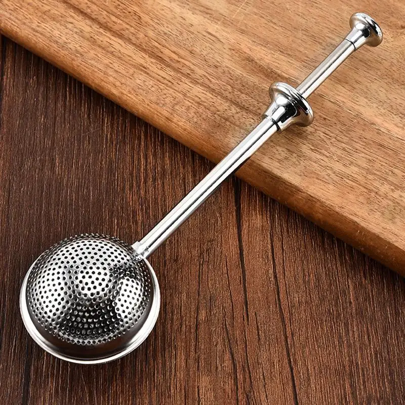 

Mesh Tea Strainer Stainless Steel Tea Infuser Reusable Metal Tea Bag Filter Loose Leaf Green Strainer for Mug Teapot Teaware